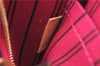 Authentic Louis Vuitton Monogram Neverfull Pouch Purse Clutch Bag Pink LV 4287E