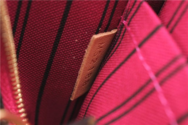 Authentic Louis Vuitton Monogram Neverfull Pouch Purse Clutch Bag Pink LV 4287E