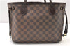 Authentic Louis Vuitton Damier Neverfull PM Shoulder Tote Bag N51109 LV 4295F