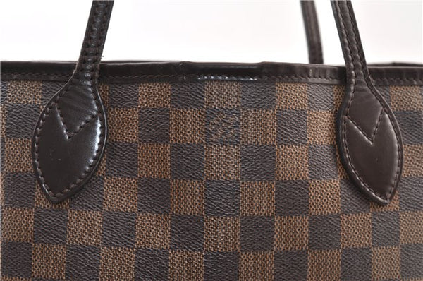 Authentic Louis Vuitton Damier Neverfull PM Shoulder Tote Bag N51109 LV 4295F