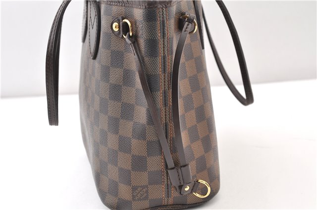 Authentic Louis Vuitton Damier Neverfull PM Shoulder Tote Bag N51109 LV 4295F