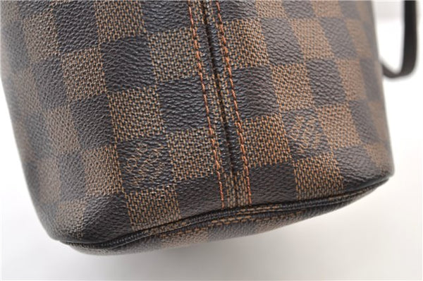 Authentic Louis Vuitton Damier Neverfull PM Shoulder Tote Bag N51109 LV 4295F