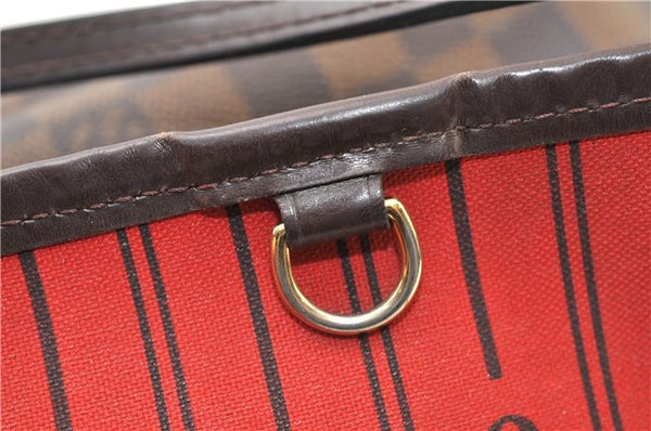 Authentic Louis Vuitton Damier Neverfull PM Shoulder Tote Bag N51109 LV 4295F