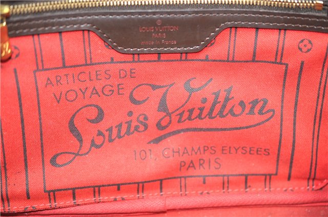 Authentic Louis Vuitton Damier Neverfull PM Shoulder Tote Bag N51109 LV 4295F