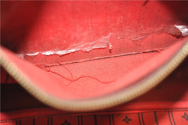 Authentic Louis Vuitton Damier Neverfull PM Shoulder Tote Bag N51109 LV 4295F