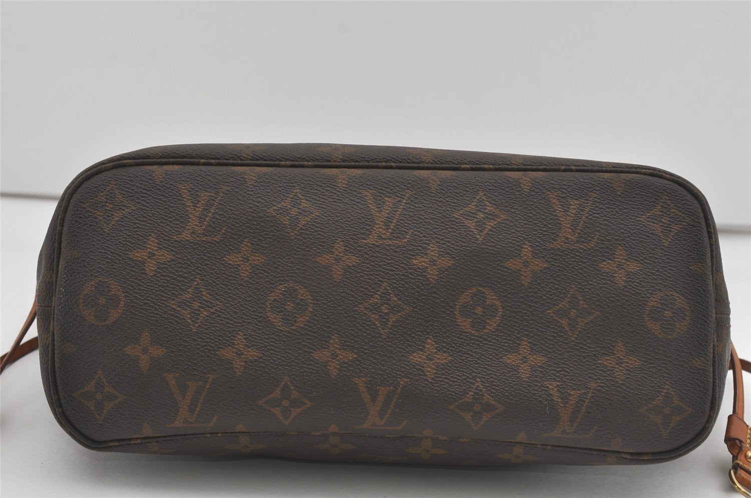 Authentic Louis Vuitton Monogram Neverfull PM Shoulder Tote Bag M40155 LV 4510I