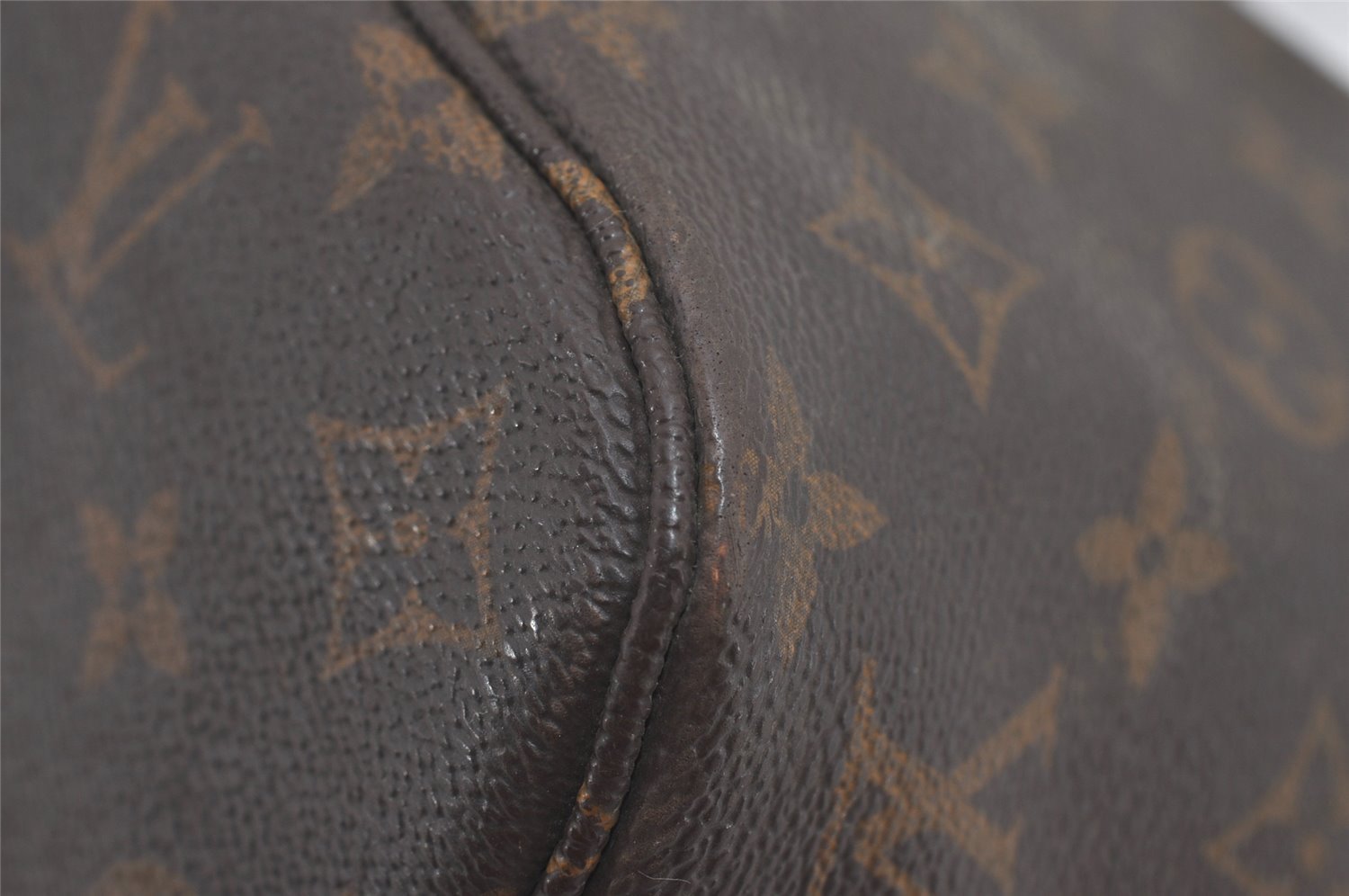 Authentic Louis Vuitton Monogram Neverfull PM Shoulder Tote Bag M40155 LV 4510I