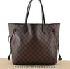 Authentic Louis Vuitton Damier Neverfull MM Shoulder Tote Bag N51105 LV 4625I
