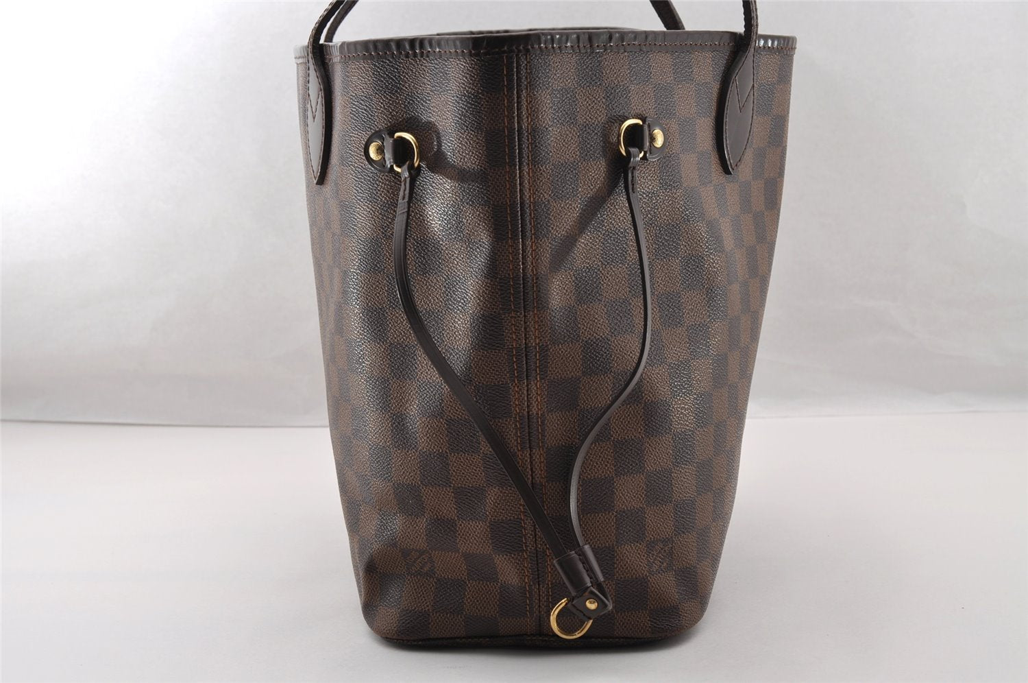 Authentic Louis Vuitton Damier Neverfull MM Shoulder Tote Bag N51105 LV 4625I
