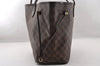 Authentic Louis Vuitton Damier Neverfull MM Shoulder Tote Bag N51105 LV 4625I