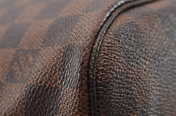 Authentic Louis Vuitton Damier Neverfull MM Shoulder Tote Bag N51105 LV 4625I