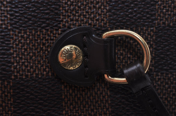 Authentic Louis Vuitton Damier Neverfull MM Shoulder Tote Bag N51105 LV 4625I