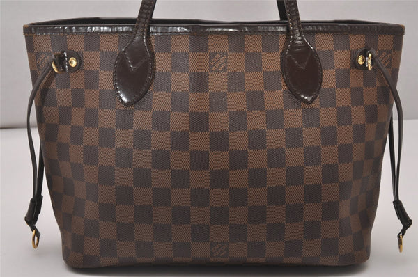 Authentic Louis Vuitton Damier Neverfull PM Shoulder Tote Bag N51109 LV 4627I