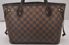 Authentic Louis Vuitton Damier Neverfull PM Shoulder Tote Bag N51109 LV 4627I