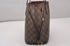 Authentic Louis Vuitton Damier Neverfull PM Shoulder Tote Bag N51109 LV 4627I