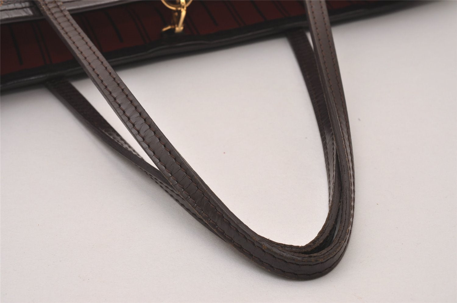 Authentic Louis Vuitton Damier Neverfull PM Shoulder Tote Bag N51109 LV 4627I