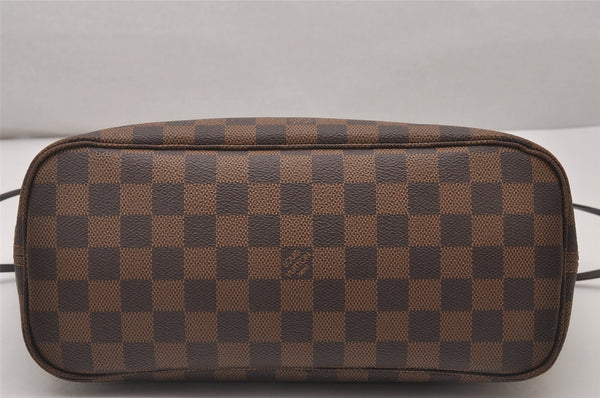Authentic Louis Vuitton Damier Neverfull PM Shoulder Tote Bag N51109 LV 4627I