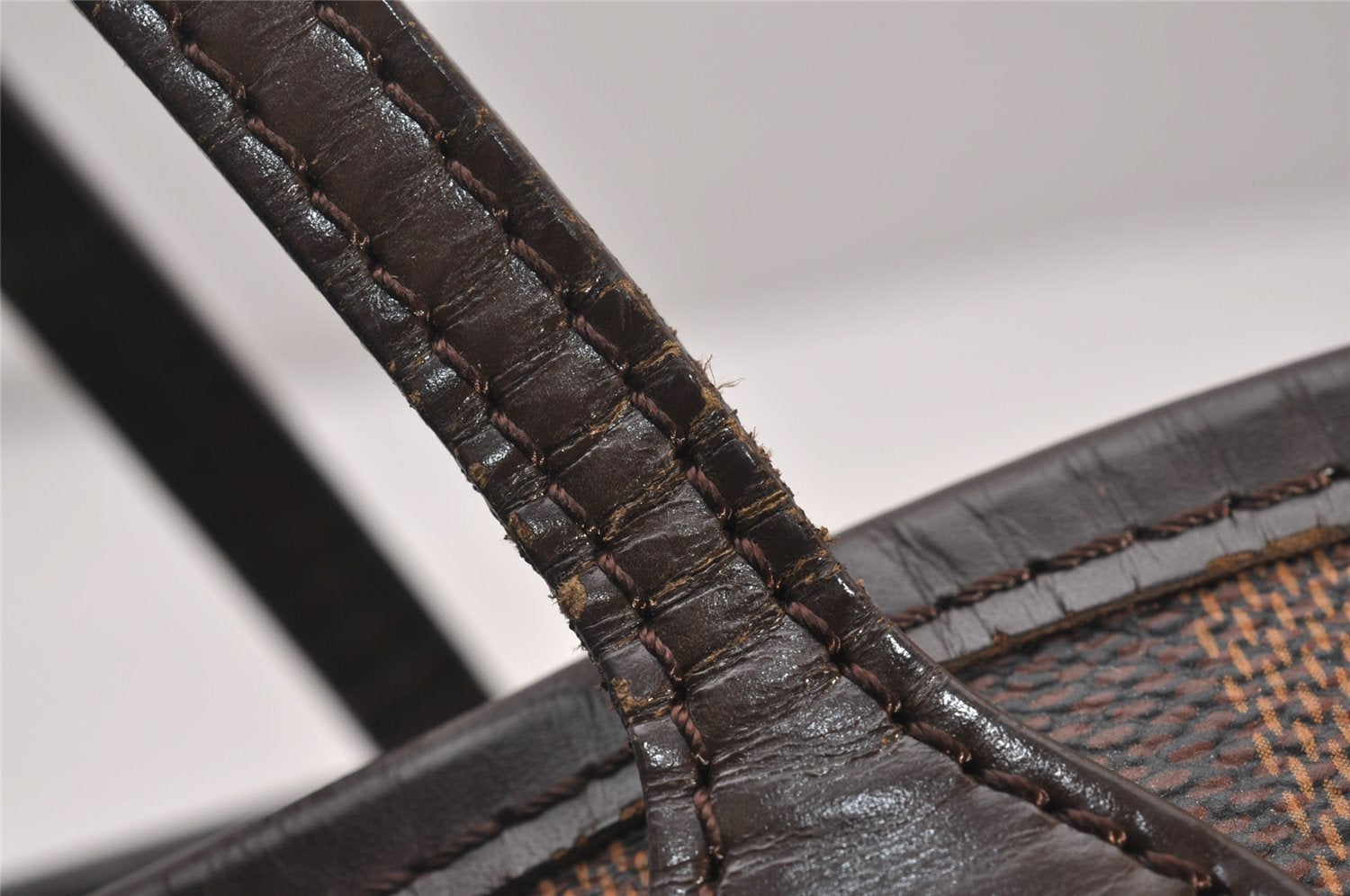 Authentic Louis Vuitton Damier Neverfull PM Shoulder Tote Bag N51109 LV 4627I