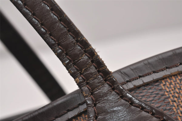 Authentic Louis Vuitton Damier Neverfull PM Shoulder Tote Bag N51109 LV 4627I