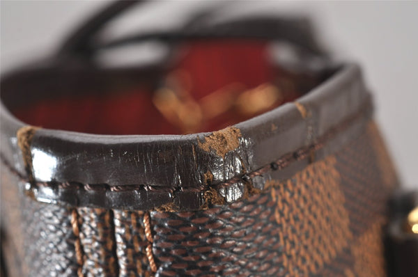 Authentic Louis Vuitton Damier Neverfull PM Shoulder Tote Bag N51109 LV 4627I