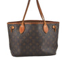 Authentic Louis Vuitton Monogram Neverfull PM Shoulder Tote Bag M40155 LV 4630I