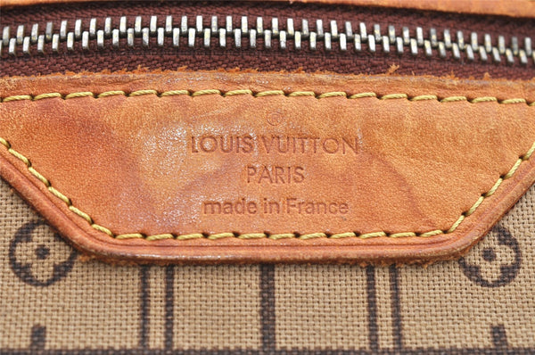 Authentic Louis Vuitton Monogram Neverfull PM Shoulder Tote Bag M40155 LV 4630I