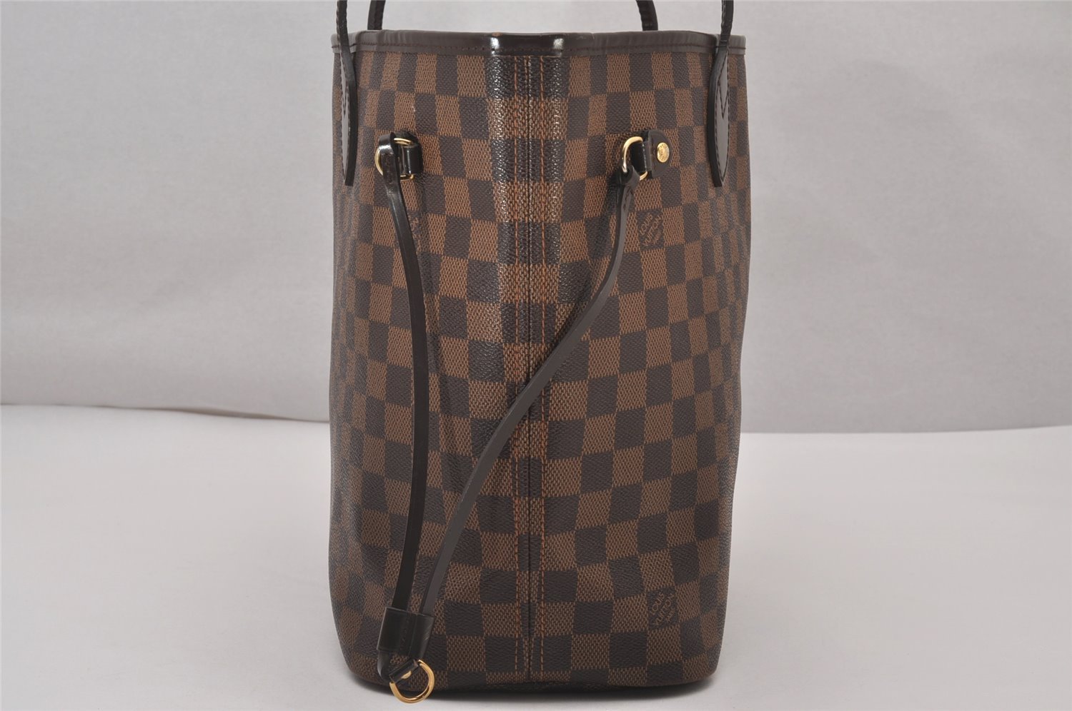 Authentic Louis Vuitton Damier Neverfull MM Shoulder Tote Bag N41358 LV 4649I