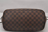Authentic Louis Vuitton Damier Neverfull MM Shoulder Tote Bag N41358 LV 4649I