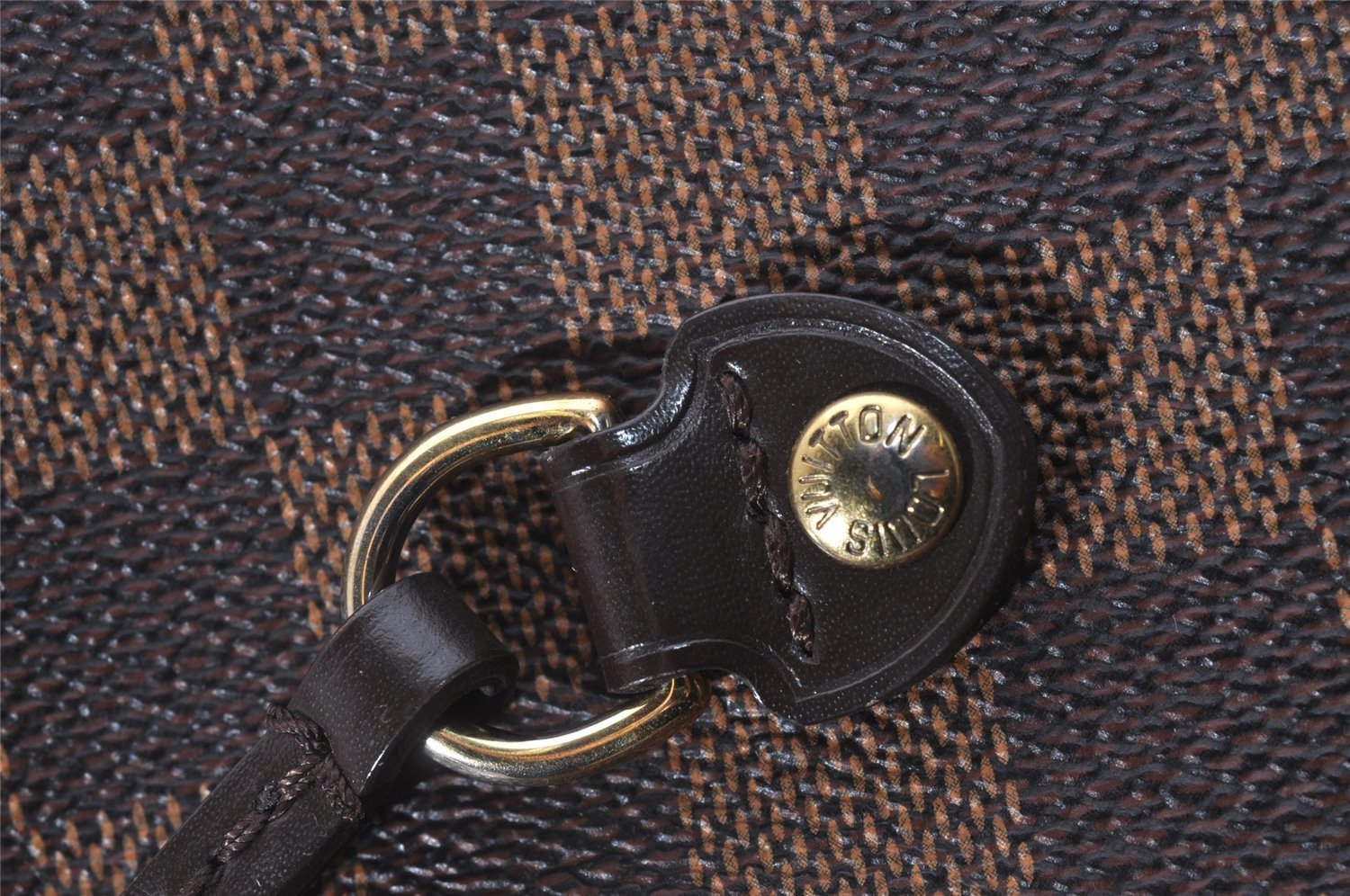 Authentic Louis Vuitton Damier Neverfull MM Shoulder Tote Bag N41358 LV 4649I