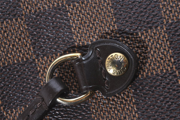 Authentic Louis Vuitton Damier Neverfull MM Shoulder Tote Bag N41358 LV 4649I