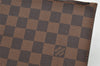Authentic Louis Vuitton Damier Neverfull Pouch Purse Clutch Bag LV 4670I