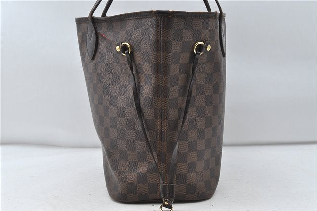 Authentic Louis Vuitton Damier Neverfull MM Tote Bag N51105 LV 4704D