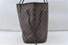 Authentic Louis Vuitton Damier Neverfull MM Tote Bag N51105 LV 4704D