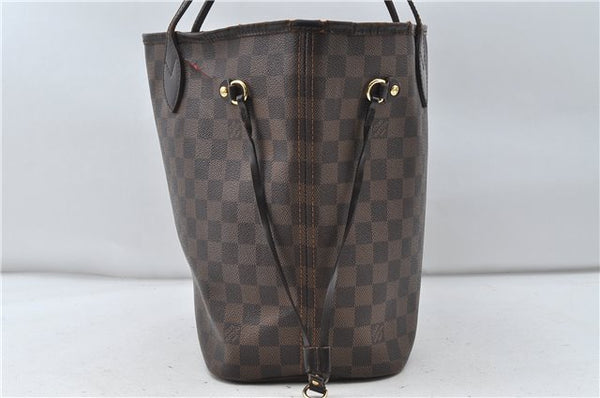 Authentic Louis Vuitton Damier Neverfull MM Tote Bag N51105 LV 4704D