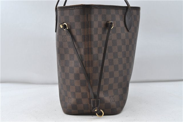 Authentic Louis Vuitton Damier Neverfull MM Tote Bag N51105 LV 4704D