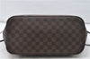 Authentic Louis Vuitton Damier Neverfull MM Tote Bag N51105 LV 4704D
