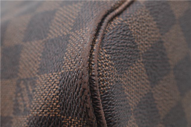 Authentic Louis Vuitton Damier Neverfull MM Tote Bag N51105 LV 4704D