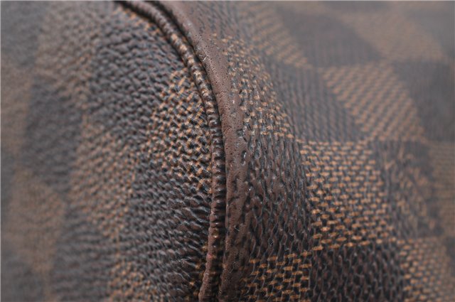 Authentic Louis Vuitton Damier Neverfull MM Tote Bag N51105 LV 4704D