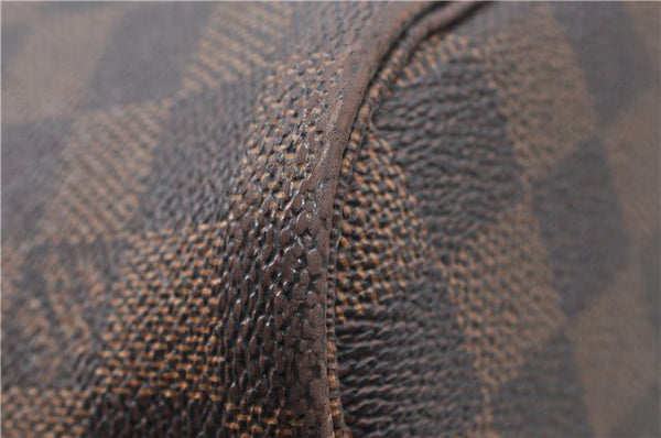 Authentic Louis Vuitton Damier Neverfull MM Tote Bag N51105 LV 4704D