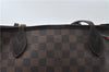Authentic Louis Vuitton Damier Neverfull MM Tote Bag N51105 LV 4704D