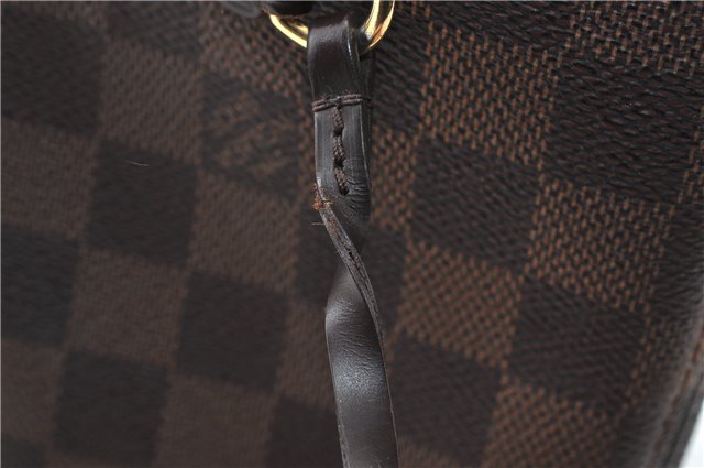 Authentic Louis Vuitton Damier Neverfull MM Tote Bag N51105 LV 4704D