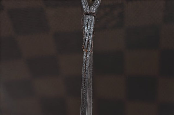 Authentic Louis Vuitton Damier Neverfull MM Tote Bag N51105 LV 4704D