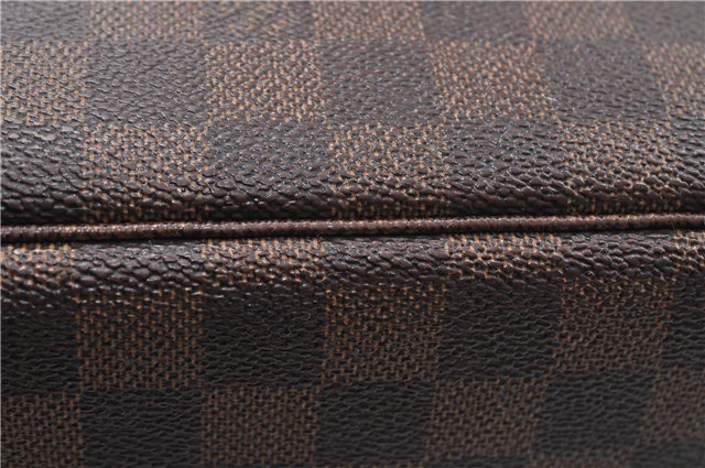 Authentic Louis Vuitton Damier Neverfull MM Tote Bag N51105 LV 4704D