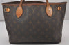 Authentic Louis Vuitton Monogram Neverfull PM Tote Bag M40155 LV Junk 4721I