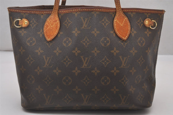 Authentic Louis Vuitton Monogram Neverfull PM Tote Bag M40155 LV Junk 4721I