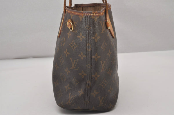 Authentic Louis Vuitton Monogram Neverfull PM Tote Bag M40155 LV Junk 4721I
