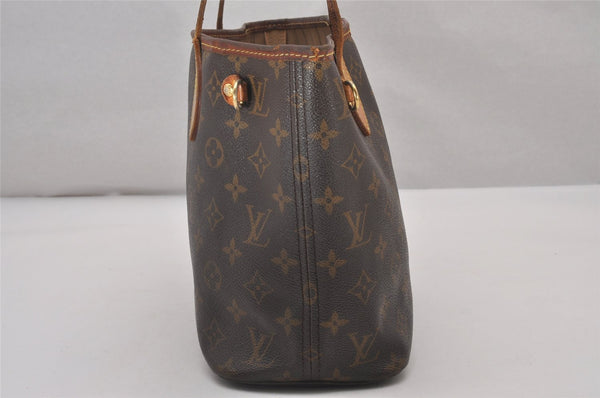 Authentic Louis Vuitton Monogram Neverfull PM Tote Bag M40155 LV Junk 4721I