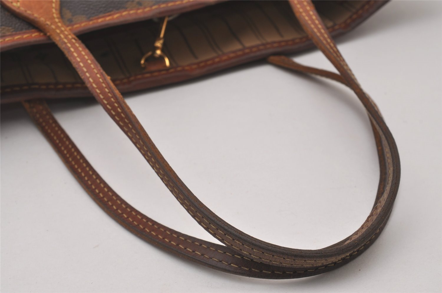 Authentic Louis Vuitton Monogram Neverfull PM Tote Bag M40155 LV Junk 4721I