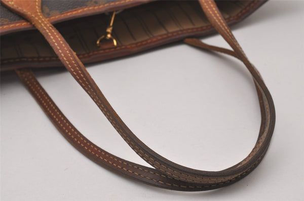 Authentic Louis Vuitton Monogram Neverfull PM Tote Bag M40155 LV Junk 4721I