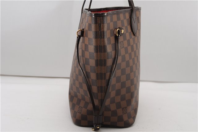 Authentic Louis Vuitton Damier Neverfull MM Shoulder Tote Bag N51105 LV 4771F